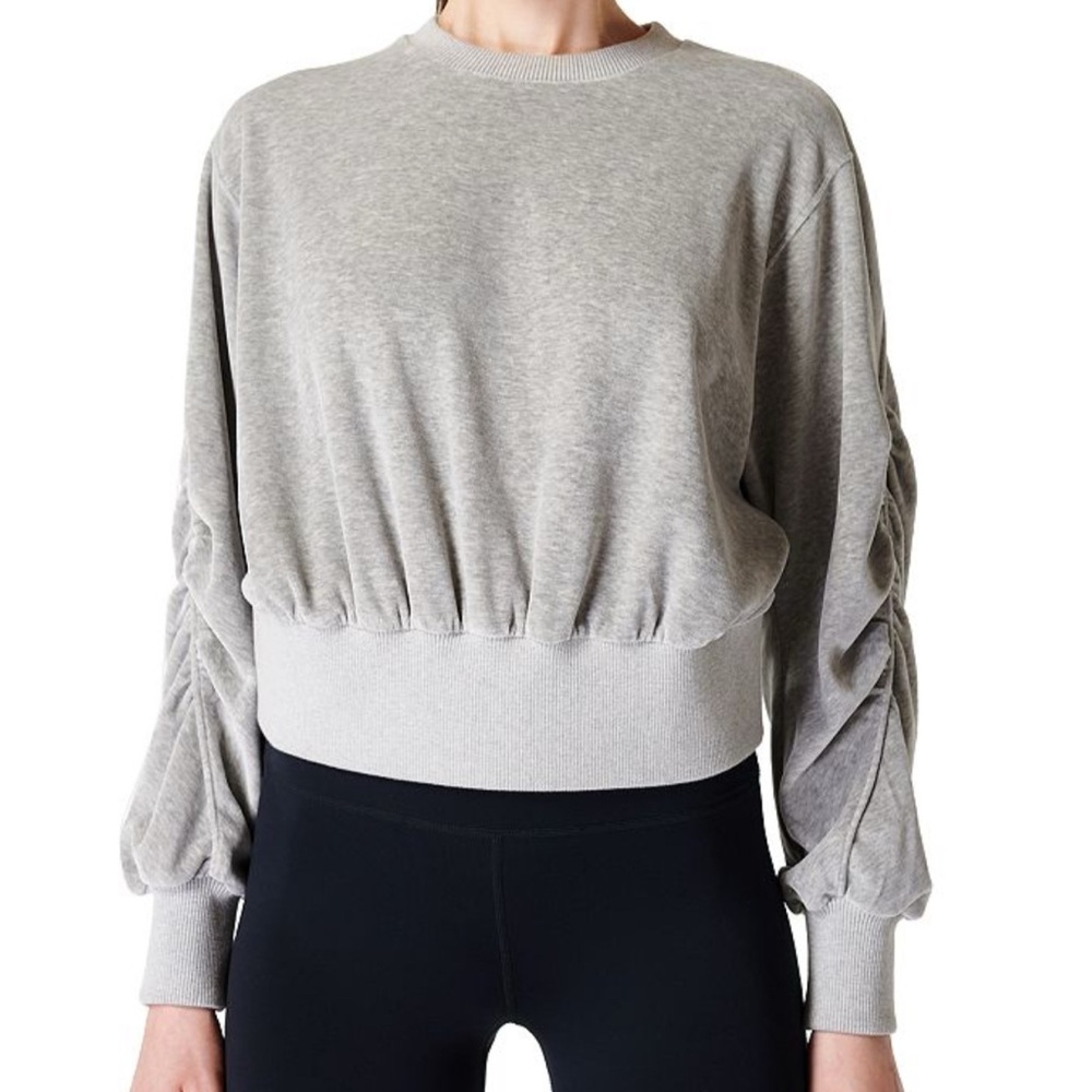 Sweaty Betty Retake Velour Pullover Top